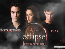 Twilight Saga Eclipse Find The Alphabets