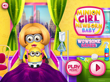 Minion Girl And The New Born Baby