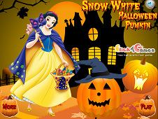 Snow White Halloween Pumpkin
