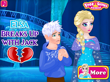 Elsa Breaks Up With Jack - Frozen Games