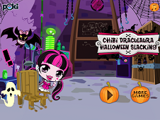Chibi Dracula Halloween Slacking