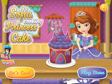 Sofia cooking Princess Cake  Play Now Online for Free 