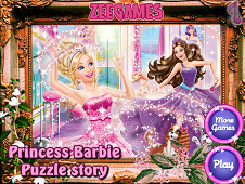 Princess Barbie Puzzle Story