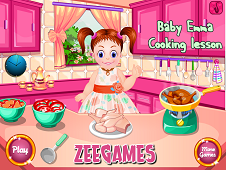 Baby Emma Cooking Lesson