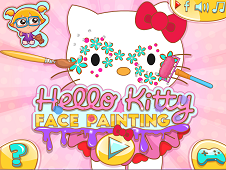  Hello Kitty Face Painting