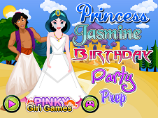 Princess Jasmine Birthday Party Prep