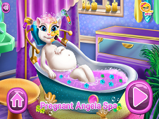 Pregnant Angela Spa Online