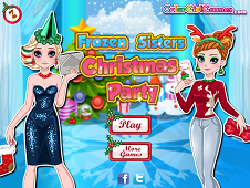 Frozen Sisters Christmas Party