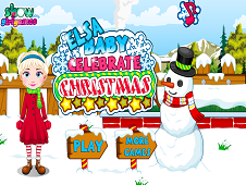 Elsa Baby Celebrate Christmas