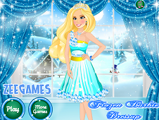 Frozen Barbie Dress Up
