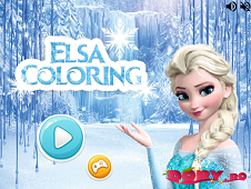 Elsa Frozen Coloring