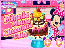 Minnie Mouse Chocolate Cake