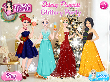 Princess Disney Glittery Party