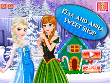 Elsa And Anna Sweet Shop