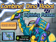 Dino Robot Lightning Parasau