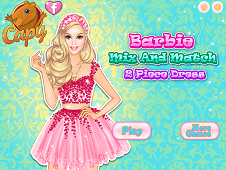 Barbie Mix And Match 2 Piece Dress