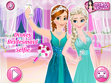 Disney Bridesmaid Selfie