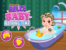 Princess Belle Baby Bathing Time