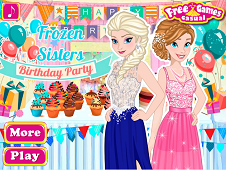 Frozen Sisters Birthday Party 2