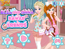 Elsa and Anna Kawaii Trends