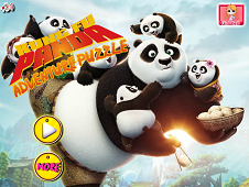 Kung Fu Panda Adventure Puzzle Online