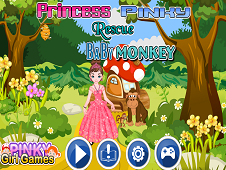 Princess Pinky Rescue Monkey