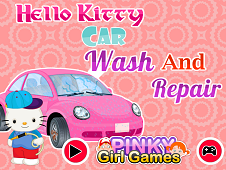 Hello Kitty Car Wash And Repair  Online