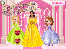 Queen Miranda Royal Dress Up