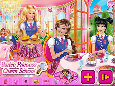 barbie princess charm school games for free