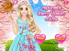 Rapunzel's Cherry Blossom Outfits