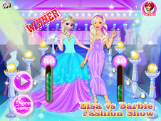 Elsa Vs Barbie Fashion Contest - Barbie Games