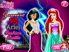 Jasmin VS Ariel Fashion Battle