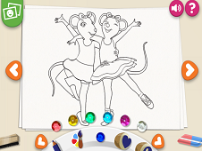 Alice Colouring Sheet