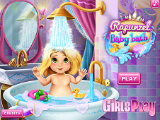 Rapunzel Baby Bath