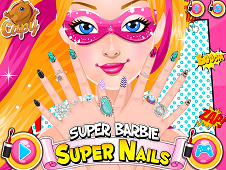 Super Barbie Super Nails