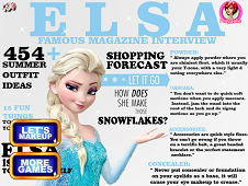 Elsa Famous Magazine Interview