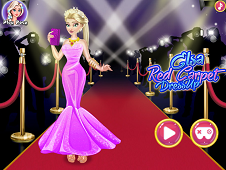 Elsa Red Carpet Dress Up