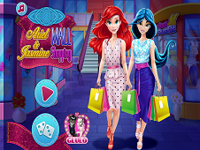 Ariel And Jasmine Mall Shopping