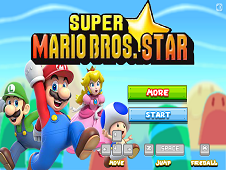 Super Mario Bros Star Online
