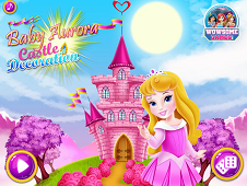 Baby Aurora Castle Decoration