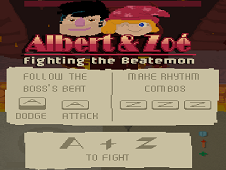 Albert and Zoe Fighting the Beatemon