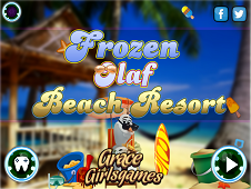 Frozen Olaf Beach Resort