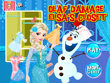 Olaf Damage Elsas Closet