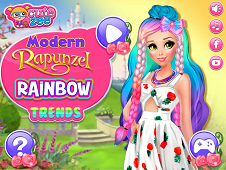 Modern Rapunzel Rainbow Trends