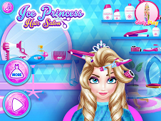 Ice Princess Hair Salon - Frozen Games