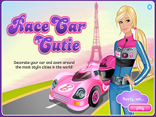 Barbie Race Car