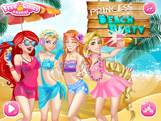 Princesses Summer #Vacay Party - Jogos na Internet