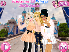 Princesses VS Princes Selfie Battle