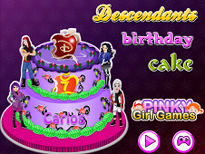 Descendants Birthday Cake Online