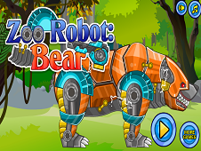 Zoo Robot Bear